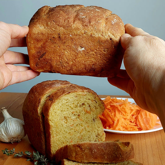 Fournée de la semaine mercredi 23 avril: PAIN AUX CAROTTES